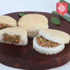 喜生蔥香豬肉米餡餅Scallion Pork and Rice Pie(140公克x3入)
